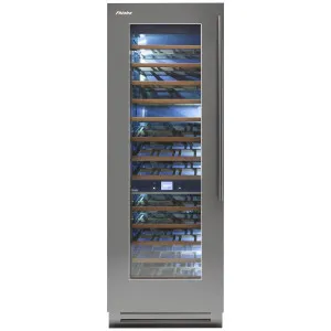 Fhiaba 75cm Classic Wine Cellar Left Hinge Satin Steel KS7490FW3AM4DH by Fhiaba, a Wine Fridges for sale on Style Sourcebook