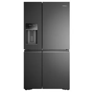 Westinghouse 609L Quad Door Fridge with Ice and Water Door Dispenser Matte Black WQE6170BB by Westinghouse, a Refrigerators, Freezers for sale on Style Sourcebook