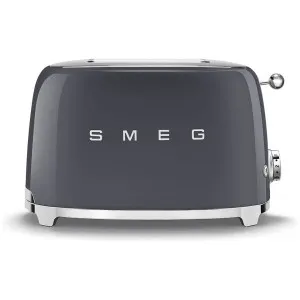 Smeg 50s Retro Style 2 Slice Toaster Slate Grey TSF01GRAU by Smeg, a Small Kitchen Appliances for sale on Style Sourcebook