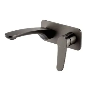 Oliveri Verona Wall Mixer Set - Gunmetal VA305505GM by Oliveri, a Kitchen Taps & Mixers for sale on Style Sourcebook