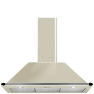 Smeg 90cm Victoria Cream Canopy Rangehood Cream KT90PA by Smeg, a Rangehoods for sale on Style Sourcebook