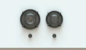 Pitt Baula 2 Burner Natural Gas Cooktop Black Brass BAULA2BTNG by Pitt, a Cooktops for sale on Style Sourcebook