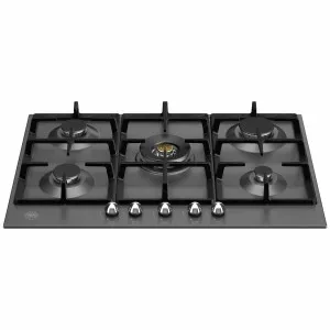 Bertazzoni 75cm Heritage Series Natural Gas Cooktop with Central Wok Burner P755CHERNE by Bertazzoni, a Cooktops for sale on Style Sourcebook