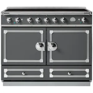 La Cornue Cornufe 110cm Induction Freestanding Oven Graphite with Polished Chrome CFE110EIGR-C by La Cornue, a Cooktops for sale on Style Sourcebook