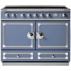 La Cornue Cornufe 110cm Induction Freestanding Oven Paris Blue with Polished Chrome CFE110EIPB-C by La Cornue, a Cooktops for sale on Style Sourcebook