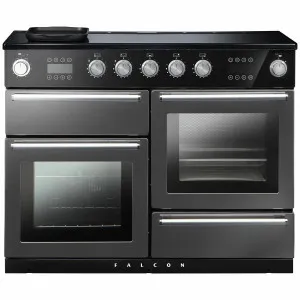 Falcon 110cm Nexus Steam Freestanding Electric Oven/Stove Slate and Chrome NEX110SOEISL-CH by Falcon, a Cooktops for sale on Style Sourcebook