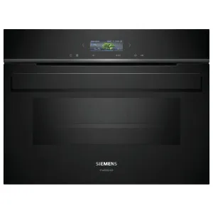 Siemens iQ700 Built-In Compact Oven with Microwave Function - Black CM924G1B1B by Siemens, a Ovens for sale on Style Sourcebook