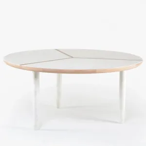 De La Espada Marlon Round Table - Oak and Marble 108RTK by De La Espada, a Dining Tables for sale on Style Sourcebook