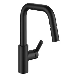 KWC Luna-E Pull Out Mixer Tap Matte Black 10441004176 by KWC, a Kitchen Taps & Mixers for sale on Style Sourcebook