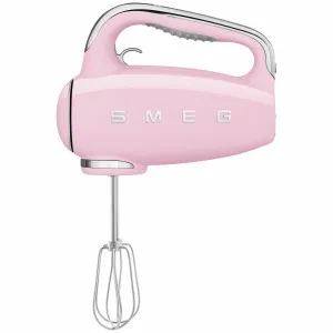 Smeg 50s Retro Style Hand Mixer Pink HMF01PKAU by Smeg, a Small Kitchen Appliances for sale on Style Sourcebook
