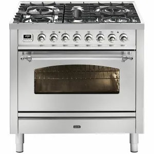 ILVE 90cm Nostalgie Series Freestanding Dual Fuel Oven/Stove P09PDNE3EGC by Ilve, a Cooktops for sale on Style Sourcebook