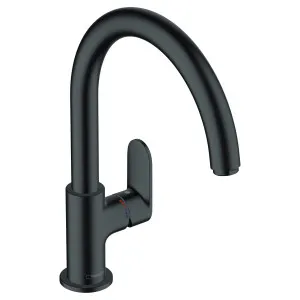 Hansgrohe Vernis Sink Mixer Tap - Matte Black 71870673 by Hansgrohe, a Kitchen Taps & Mixers for sale on Style Sourcebook