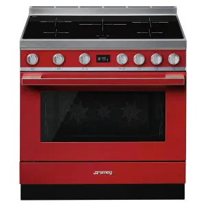 Smeg 90cm Portofino Freestanding Electric Oven/Stove CPF9IPR by Smeg, a Cooktops for sale on Style Sourcebook