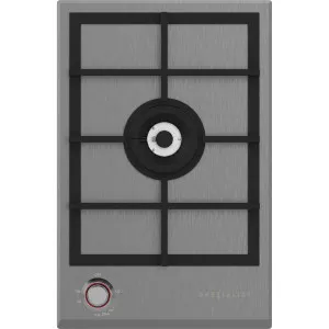 Spezialist 34cm Natural Gas Stainless Steel Plate Cooktop with Black Metal Finish S30341SPBBMNG by Spezialist, a Cooktops for sale on Style Sourcebook