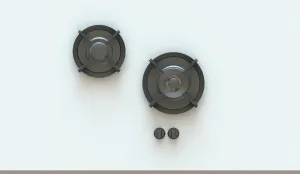 Pitt Bennett 2 Burner Natural Gas Cooktop Black Brass BENNETT2BTNG by Pitt, a Cooktops for sale on Style Sourcebook