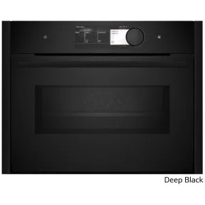 NEFF 45cm Pyrolytic Compact Oven with Microwave Deep Black C29MY7MY0-DB by NEFF, a Ovens for sale on Style Sourcebook