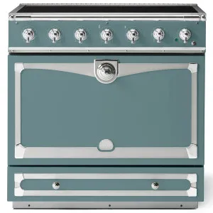 La Cornue Albertine 90cm Induction Freestanding Oven Ocean with Polished Chrome ALB90EIOC-C by La Cornue, a Cooktops for sale on Style Sourcebook