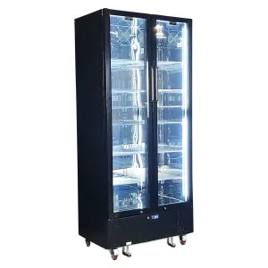 Schmick 694L Two Door Heated Glass Beverage Refrigerator Black SK668-B-HD by Schmick, a Refrigerators, Freezers for sale on Style Sourcebook