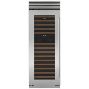 Sub-Zero Classic 146 Bottles Built-In Wine Storage Cabinet with Pro Handles - Left Hinge ICBCL3050WSPL by Sub-Zero, a Wine Fridges for sale on Style Sourcebook