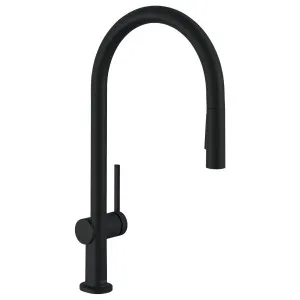 Hansgrohe Talis M54 2jet Pull Out Sink Mixer - Matte Black 72800673 by Hansgrohe, a Kitchen Taps & Mixers for sale on Style Sourcebook