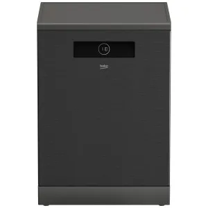 Beko 60cm Freestanding Dark Stainless Steel Dishwasher with Autodosing BDFB1650ADX by Beko, a Dishwashers for sale on Style Sourcebook