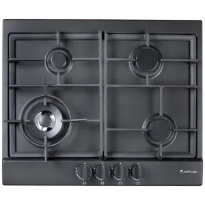 Artusi 60cm Natural Gas Cooktop Matte Black AGH65MB by Artusi, a Cooktops for sale on Style Sourcebook