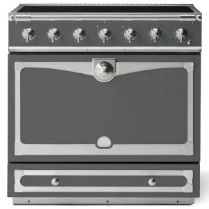 La Cornue Albertine 90cm Induction Freestanding Oven Graphite with Brushed Nickel ALB90EIGR-N by La Cornue, a Cooktops for sale on Style Sourcebook