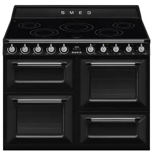 Smeg 110cm Victoria Freestanding Cooker with Induction Hob Black TR4110IBL2 by Smeg, a Cooktops for sale on Style Sourcebook