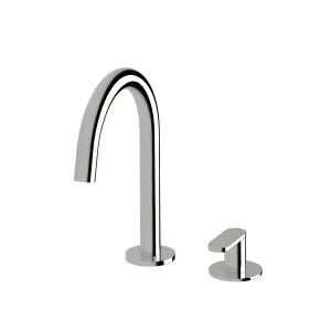 Sussex Taps Duet Basin Basin Mixer Tap Set Low - Chrome DBSHMSL by Sussex Taps, a Kitchen Taps & Mixers for sale on Style Sourcebook
