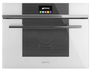 Smeg 45cm Linea Aesthetic Compact Combi-Steam Oven SFA4104VCB by Smeg, a Ovens for sale on Style Sourcebook