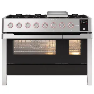 ILVE 120cm Panoramagic Freestanding Dual Fuel Oven/Stove Stainless Steel PM12FDS3SS by Ilve, a Cooktops for sale on Style Sourcebook