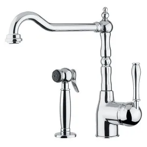 Armando Vicario Provincial Kitchen Mixer Tap with Side Spray 400073 by Armando Vicario, a Kitchen Taps & Mixers for sale on Style Sourcebook
