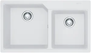 Franke Urban Granite 1 and 3/4 Bowl Topmount Sink Polar White UBG220-86PW by null, a Kitchen Sinks for sale on Style Sourcebook