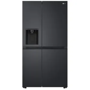 LG 635L Side by Side Fridge with Ice & Water Matte Black GS-L600MBL by LG, a Refrigerators, Freezers for sale on Style Sourcebook