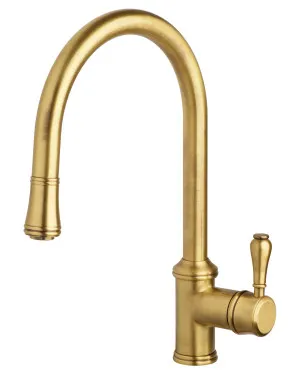 Armando Vicario Provincial Kitchen Mixer Tap with Pull Out 400674BR by Armando Vicario, a Kitchen Taps & Mixers for sale on Style Sourcebook