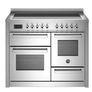Bertazzoni Professional Series 110cm 5-Zone Induction Cooktop with Electric Triple Oven Cooker Stainless Steel PRO115I3EXT by Bertazzoni, a Ovens for sale on Style Sourcebook