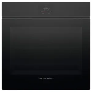 Fisher & Paykel Series 11 60cm Minimal Handleless Combi-Steam Oven Black Glass OS60SMTNB1 by Fisher & Paykel, a Ovens for sale on Style Sourcebook