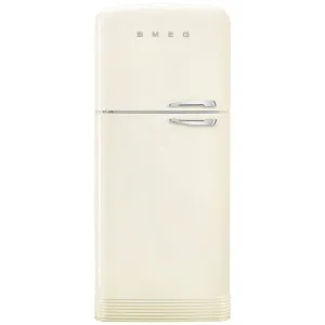 Smeg FAB 50's Style 524L Top Mount Refrigerator - Cream FAB50LCR5AU by Smeg, a Refrigerators, Freezers for sale on Style Sourcebook