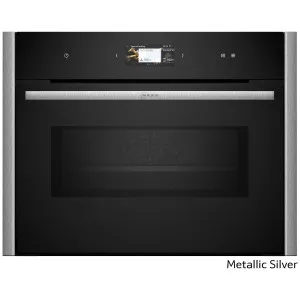 NEFF 45cm Compact Oven with Microwave Metallic Silver C29MS3AY0-MS by NEFF, a Ovens for sale on Style Sourcebook