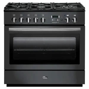 Falcon 90cm Professional Plus FX Dual Fuel Freestanding Oven Slate PROP90FXDFSL-CH by Falcon, a Cooktops for sale on Style Sourcebook