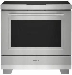 WOLF Transitional 91cm Freestanding Electric Oven with Induction Cooktop ICBIR36550ST by Wolf, a Cooktops for sale on Style Sourcebook