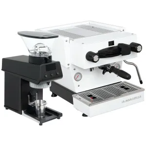La Marzocco Linea Mini White Home Package with Black Pico WA-PACK-WB-PICO by La Marzocco, a Espresso Machines for sale on Style Sourcebook