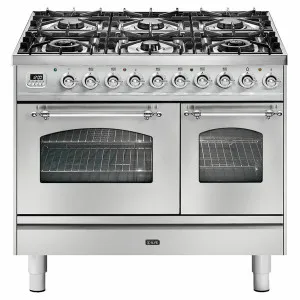 ILVE Nostalgie 100cm Freestanding Dual Fuel Oven/Stove PD106DNE3SSC by Ilve, a Ovens for sale on Style Sourcebook