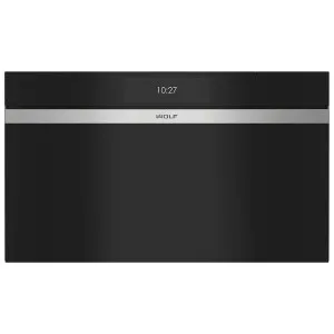 WOLF M Series Contemporary 76cm Handleless Convection Steam Oven - Black ICBCSO3050CMB by Wolf, a Ovens for sale on Style Sourcebook