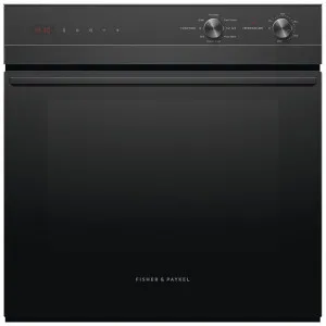Fisher & Paykel 60cm Series 5 Contemporary Black Oven OB60SC7CEB1 by Fisher & Paykel, a Ovens for sale on Style Sourcebook