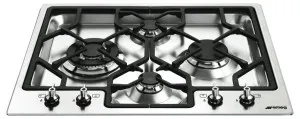 Smeg 60cm Classic Aesthetic Gas Cooktop PGA64 by Smeg, a Cooktops for sale on Style Sourcebook
