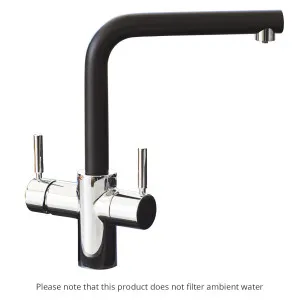 Insinkerator Multitap 3n1 L-Shape Black/Chrome 3003LB by Insinkerator, a Kitchen Taps & Mixers for sale on Style Sourcebook