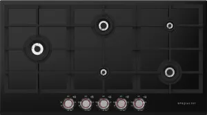 Spezialist 94cm Vitro Ceramic 5 Burner LP Gas Cooktop S30945VCLPG by Spezialist, a Cooktops for sale on Style Sourcebook