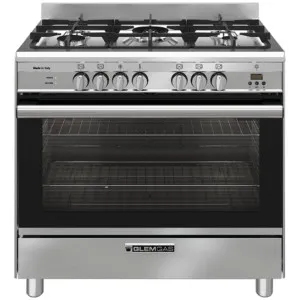 Glem Gas Glemgas 90cm Stainless Steel Dual Fuel Freestanding Oven GA965GE by Glem Gas, a Cooktops for sale on Style Sourcebook