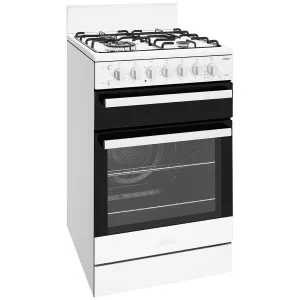 Chef 54cm Gas Fan Forced White Freestanding Oven CFG517WCH by Chef, a Cooktops for sale on Style Sourcebook